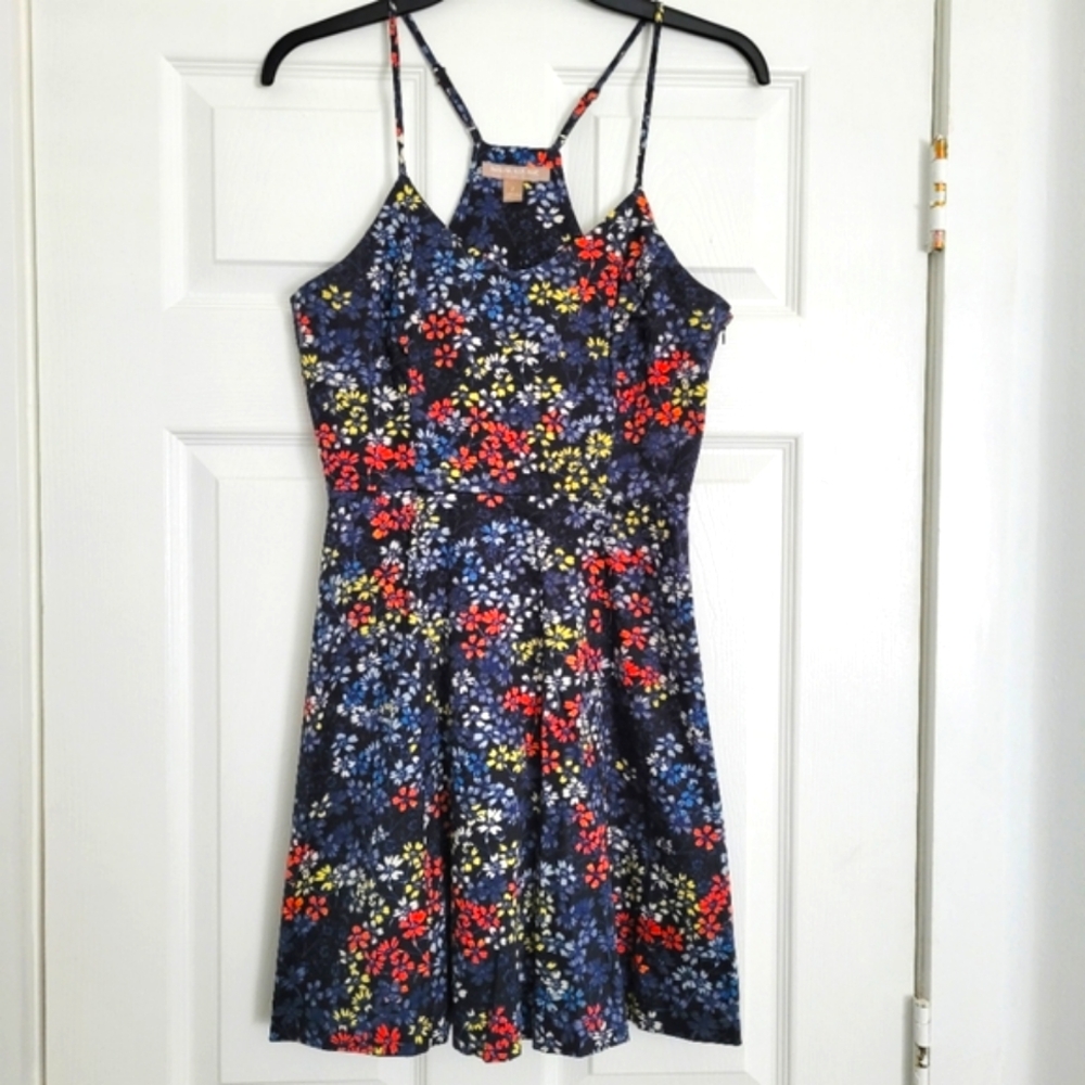 Banana Rebublic Navy Floral Sundress Size 2